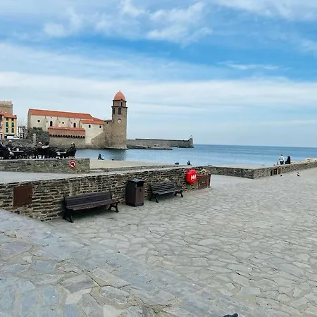 Lejlighed Aux Vents Du Sud Climatisation Jardin Parking Collioure